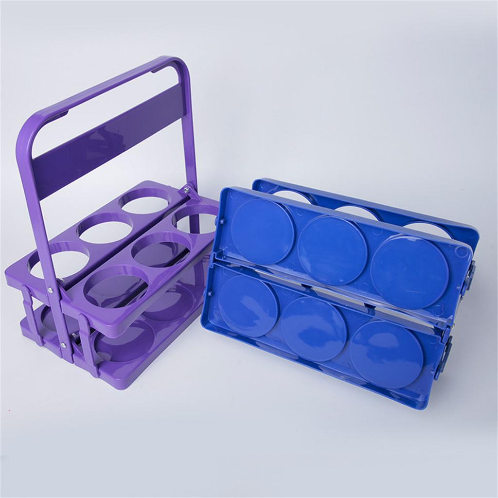 Reusable Beer Bottle Basket Lightweight Beer Bottle Holder Convenient Plastic Drink Holder Suitable for 6 Bottles