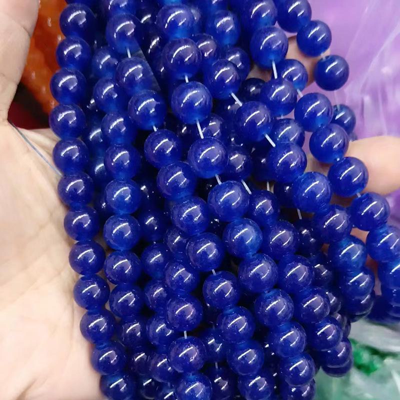 DIY цветные хрустальные стеклянные имитационные нефритовые бусины для аксессуаров ручной работы