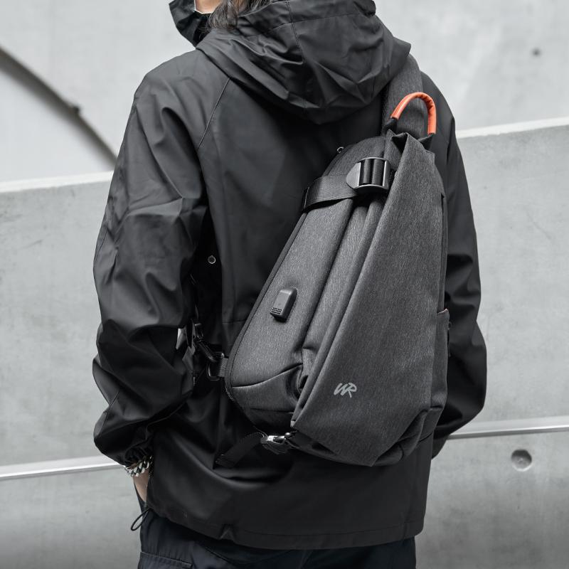 Сумка-слинг через плечо с защитой от кражи для мужчин и женщин, небольшой рюкзак на одно плечо, нагрудная сумка-рюкзак для пеших прогулок, велоспорта и путешествий