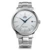Orient Bambino Automatic Watch, Mechanical, with Japanese Manufacturer's Warranty, RN-AC0001S, Men's, White, Silver
