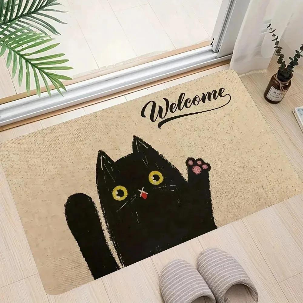 1PC Dance Pattern Kitchen Rug Non-Slip Door Mats Pop design Bathroom Rug Bath Mat Carpet for Home Sink Laundry Decor