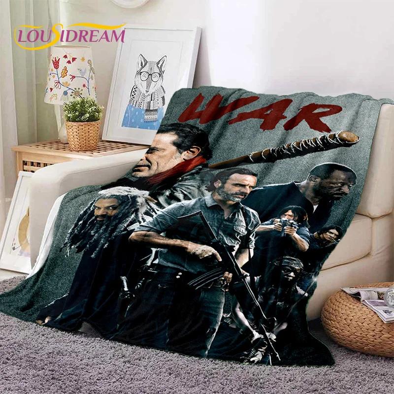 The Walking Dead Lincoln TWD Soft Flannel Blanket for Beds Bedroom Sofa Picnic,Throw Blanket for Cover Outdoors Leisure Nap Gift