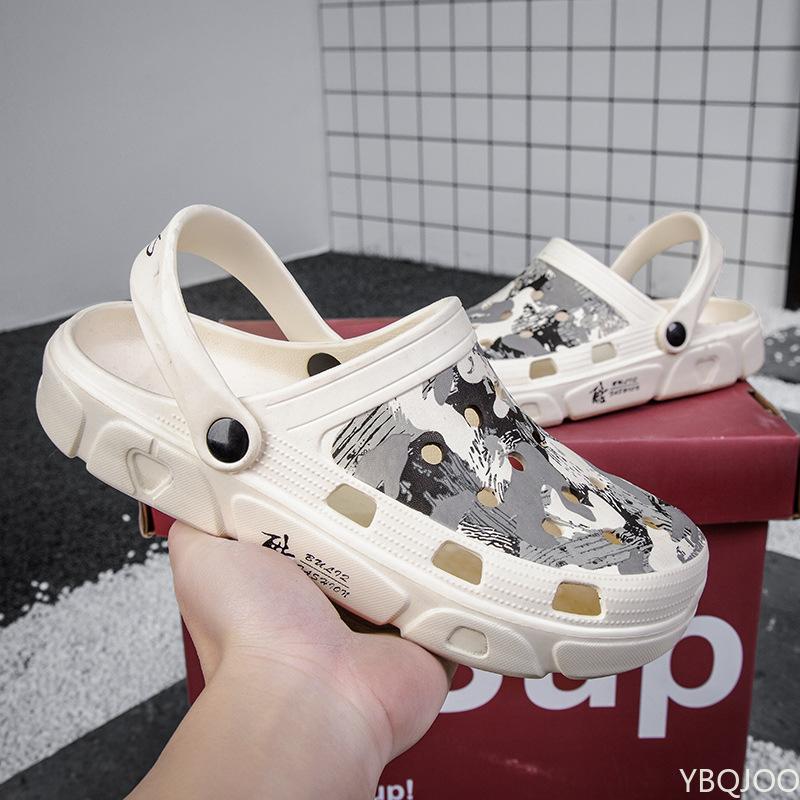 Дышащие мужские сандалии 2024 летние мужские тапочки 9 слипонов для сада обувь из ЭВА для инъекций спортивная обувь для ходьбы для мужчин