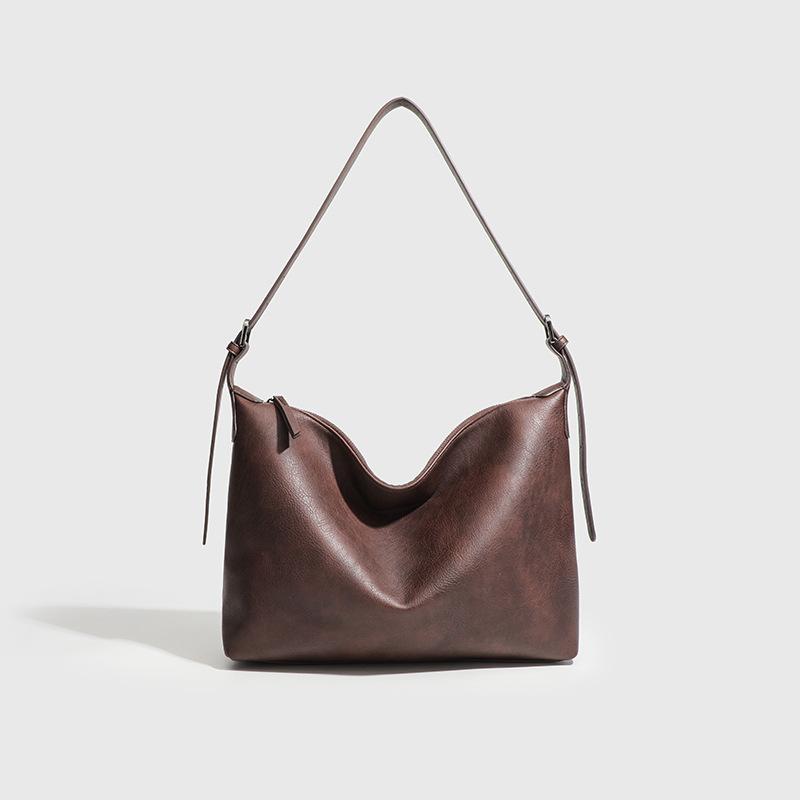 Spring And Summer Soft Leather Versatile Bag Small Bag, First Layer Tree Paste Cowhide Messenger Bag, Light Dumpling Bag, Shoulder Bag