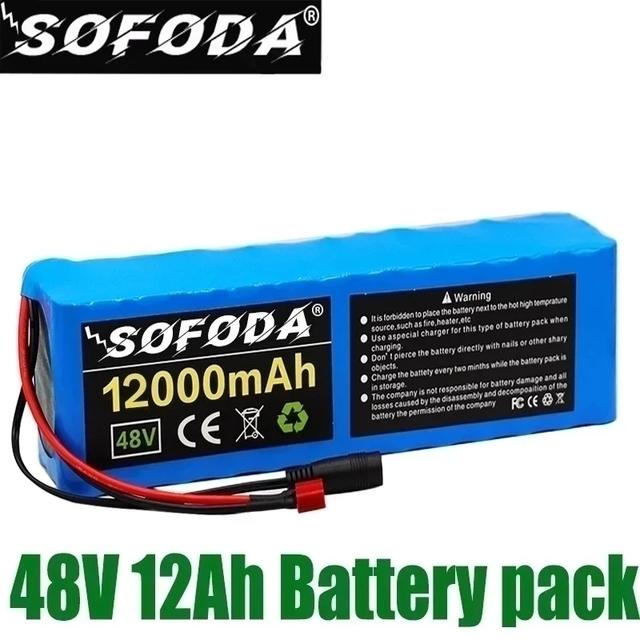 48v 12ah 1000w 13s3p Lithium Ion Battery Pack 36000mah For 54 .6v Ebike Electric Bicycle Scooter Ebike Battery With Bms