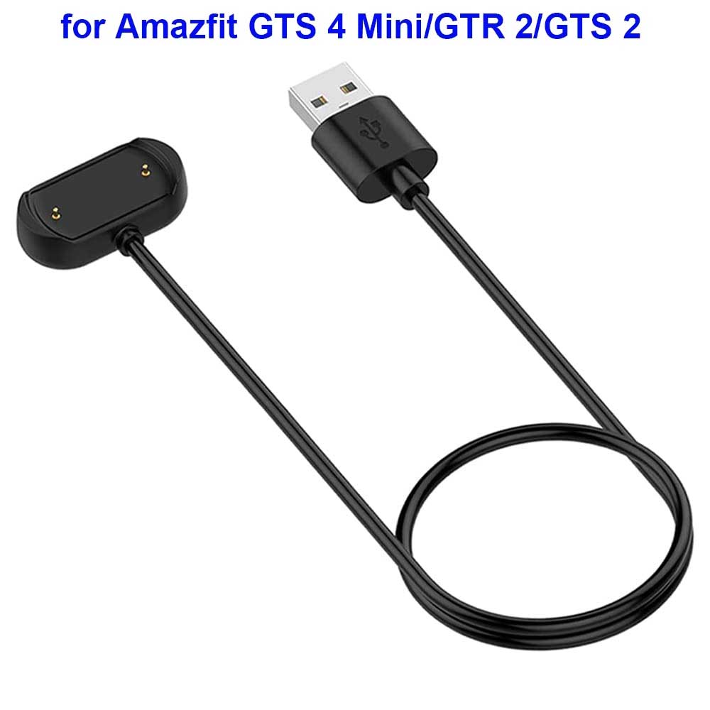 Зарядное устройство-магнитный кабель 1 м для Amazfit Bip 3/ Bip 3 Pro/ GTS 4 Mini/ Bip U Pro/GTS 2/ GTR 2/ GTS2 Mini/ GTS 2e/ T-Rex Pro