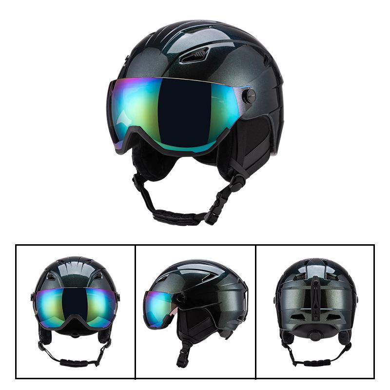 New Ski Helmet Outdoor Sports unisex Ski Equipment Breathable, Warm, and Fall proof Safety Helmet