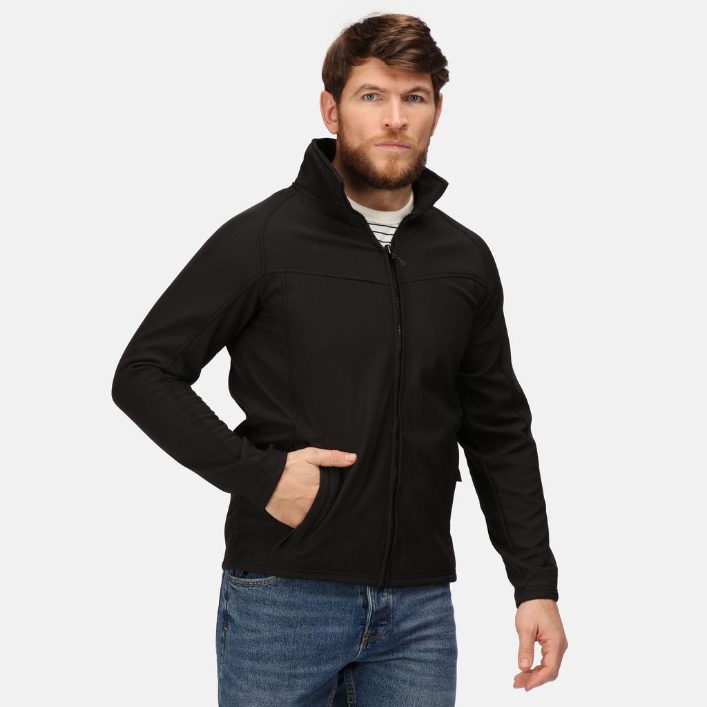 Regatta Мужская ветрозащитная флисовая куртка Uproar Softshell