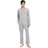 Calvin Klein Повседневные жаккардовые брюки с поясом, удобные для сна, мужские брюки, серые, в клетку NM1429O-7SI