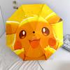 Узор Пикачу, автоматический складной зонт, портативная и складная конструкция, 8 спиц, рождественский или день рождения подарок.