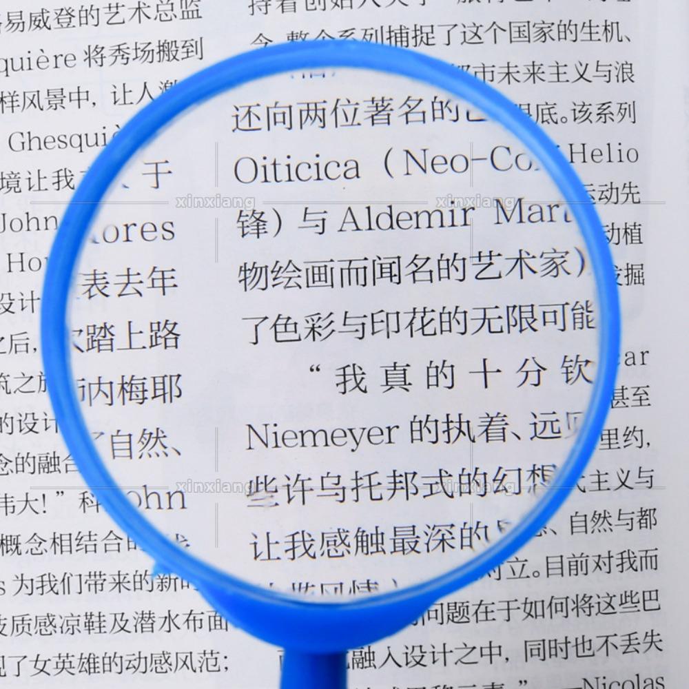 Learning Tool Reading Magnifiers Exploration Learning Toys Magnifying Glass 3x Hand-Held Magnifiers