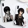 Чехол для телефона Bungou Stray Dogs Dazai Osamu для iPhone 12 11 Pro Max Mini XS 8 7 6 6S Plus X SE 2020 XR ярко-белый силиконовый чехол