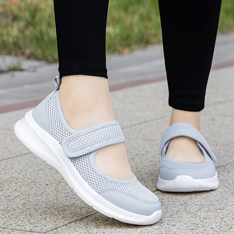 Fashion Breathable Sneakers For Women 2025 New Walking Outdoor Women Sneakers Mesh Fabric Women Shoes Female Footwear