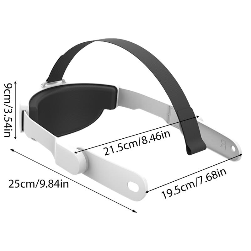 Ремешок для головы для 3 регулируемых ремешков, сменный аксессуар для VR-шлема, ремешок, комфорт, снижение давления, продление времени