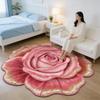 Цветочный плюшевый коврик для пола 3D ковры с оптической иллюзией цветка Нескользящий водопоглощающий коврик для ванной комнаты, спальни, прихожей, туалетного столика