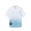 Comfortable Simple Letter Gradient Cartoon Print Versatile Casual Loose Polo Shirt Unisex Shirts 172538103-1