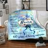 Happy 60Th Birthday Celebration Customize Your Name Blankets Are Warm Soft Blankets Perfect For Naps Sofas And Relaxation They Also Make Great