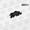 Auto Metal For Rhino Rhinoceros Logo Suzuki Jimny Car Body Rear Trunk Badge Decals Personality Three-Dimensional Sticker