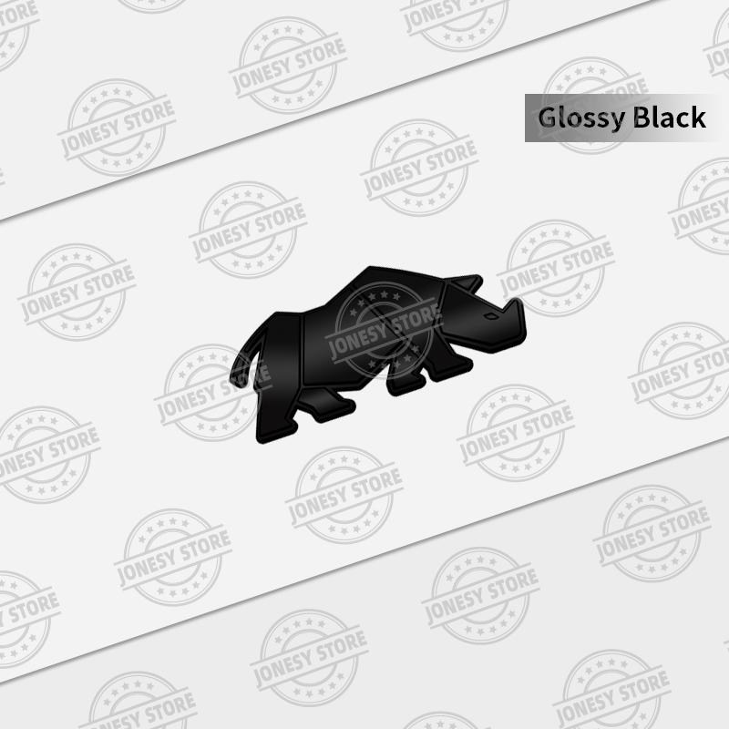 Auto Metal For Rhino Rhinoceros Logo Suzuki Jimny Car Body Rear Trunk Badge Decals Personality Three-Dimensional Sticker