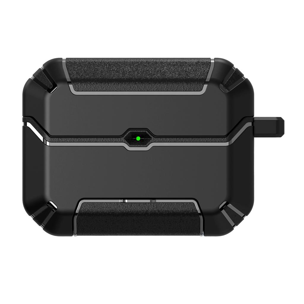 Чехол для AirPods Pro 2 со складной подставкой, чехол для наушников из ТПУ и ПК с карабином