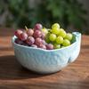 Raised Drainage Hole Berry Washing Bowl Self Spinning Fruit Strainer  Kitchen