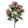 Artificial Ninehead Rose Bouquet Wedding Decor Silk Flowers For Home And Event Use