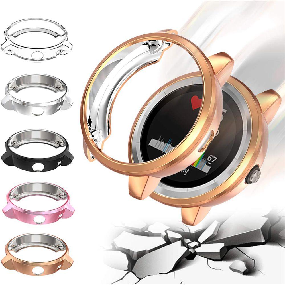 Smart Slim Electroplated Protective Cover TPU Watch Case Silicone Shell Frame Bumper