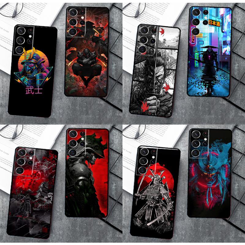 Японский Чехол Самурай Ниндзя Для Samsung Galaxy S23 S20 FE S21 Ultra S8 S9 S10 Note 10 Plus Note 20 S22 Ultra Чехол