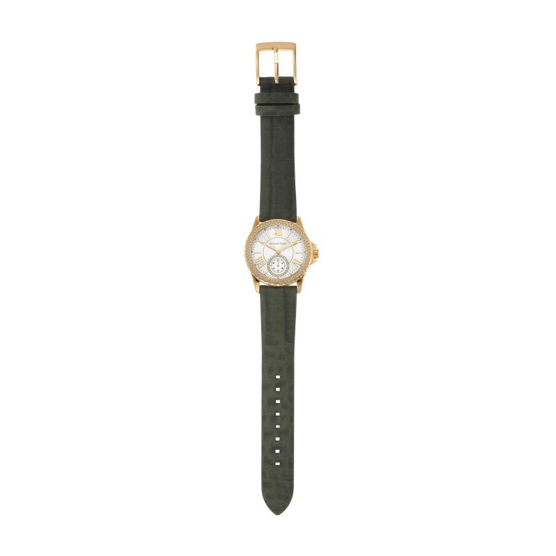 Michael Kors Мини-часы Everest с тремя стрелками из замши Амазон и кожи крокодила MK4720
