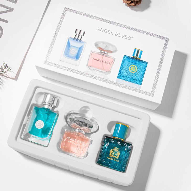 Набор мужских и женских духов Lasting light fragrance Eros gold diamond pink diamond одноименный вьетнамский нишевый