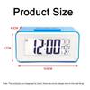 Многофункциональные электронные цифровые часы-будильник с функцией повтора сигнала, мини-светодиодный ночник, электронные детские часы, настольные часы с календарем и температурой