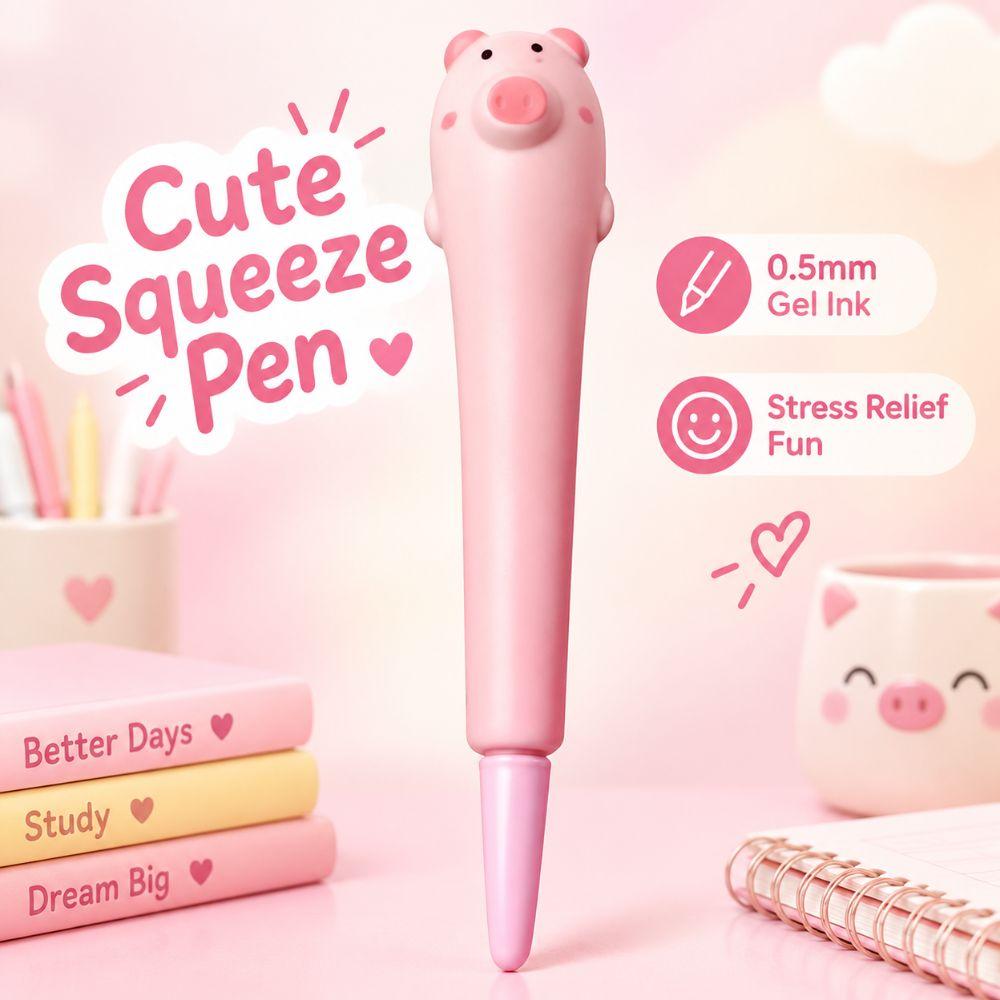 Constantly Ink Squeeze Pen 0.5mm Gel Pen Cute Student Pen Office