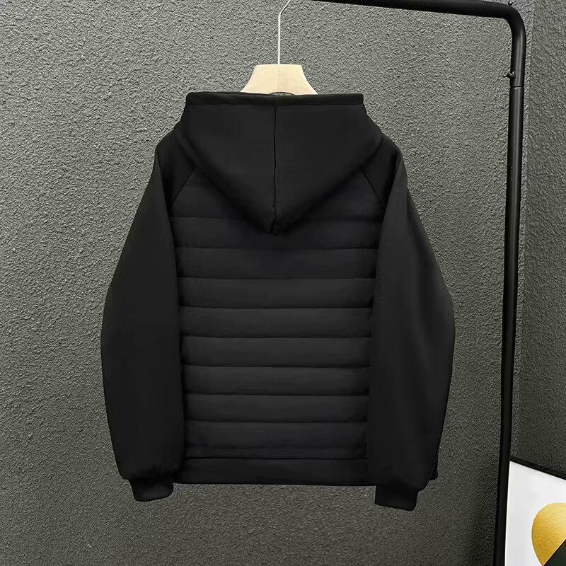 Unisex 2025 Lightweight Cotton Patchwork Hooded Jacket - Comfortable, Casual, Versatile Outerwear