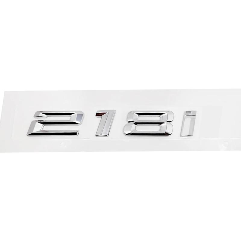 ABS Car Rear Trunk Letters Logo Badge Emblem Sticker For BMW 2 Series 216i 218i 220i 225i 228i 230i 235i 240i F22 F23 F46 F45