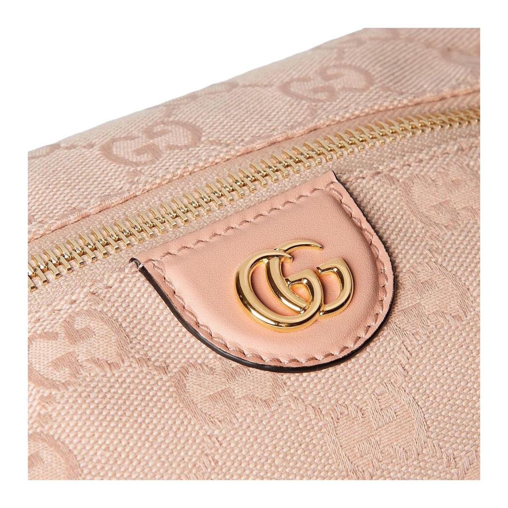 Gucci Vanity Double G Logo Canvas Mini Handbag Women handbags Pink 861774-AAF09-6843
