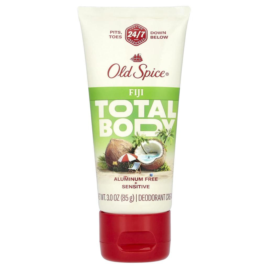 Total Body, Deodorant Cream, Aluminum Free, Sebum, 85G(3Oz)