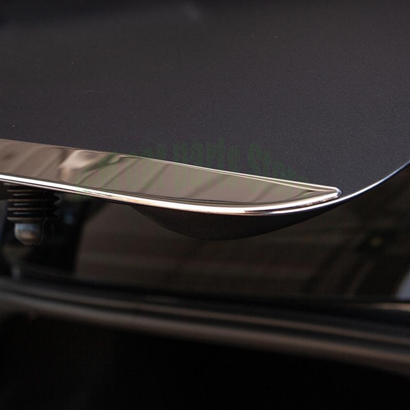 Автомобильный аксессуар, задняя крышка багажника, нержавеющая сталь, накладка на заднюю дверь для Tesla Model Y - накладка на заднюю дверь 2 шт. /