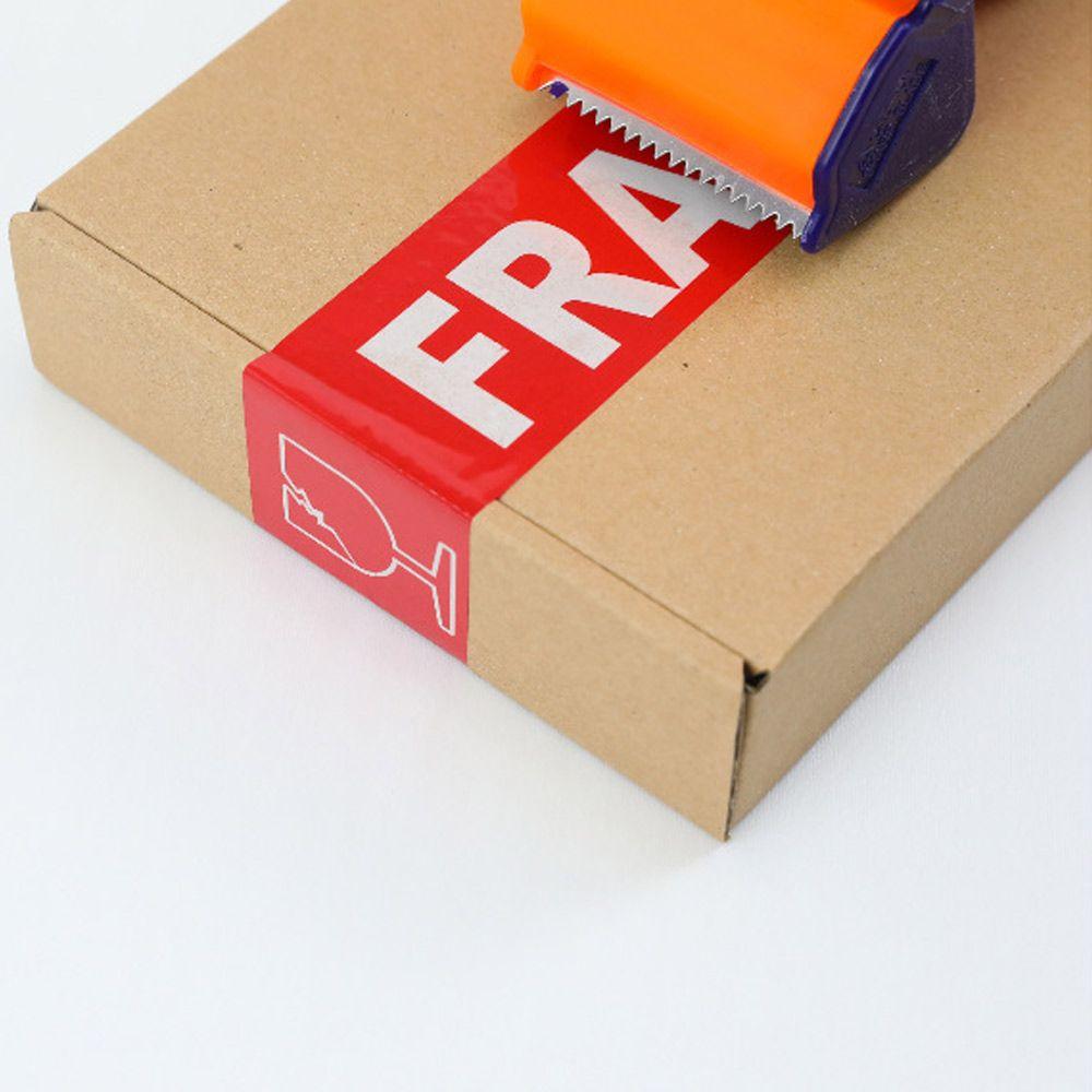 Высокая вязкость Экспресс-бокс Красный Хрупкий Предупреждающая лента Упаковочная лента Клейкая Запечатывание картонных коробок