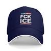Retro Vintage F ICE US Flag Distressed Baseball Cap Fitted Retro Men Hip Hop Hats Hot Sale Print Hiking Fishing Baseball Caps