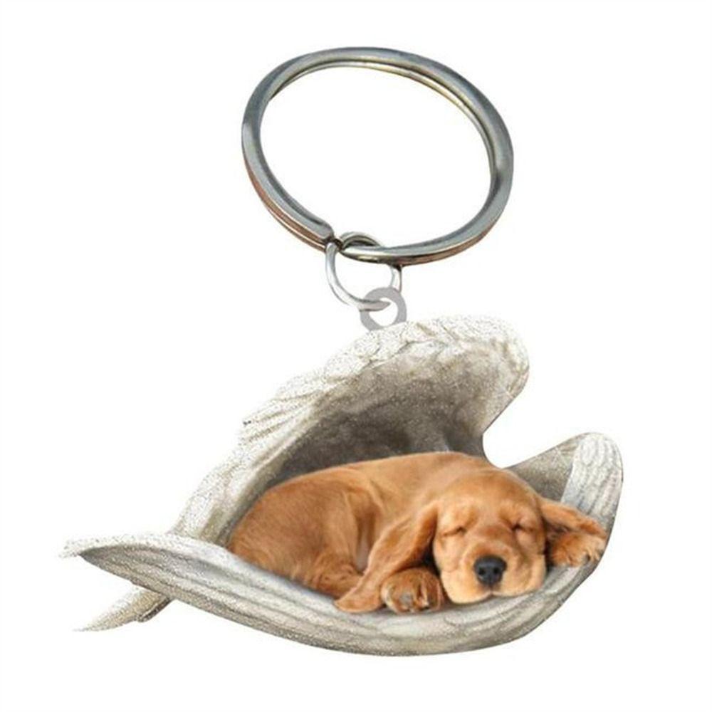 Pet Keychain Jewelry Gift Keyring For Women Car Keyring Dog Pendant Dog Key Chains Animal Keychain