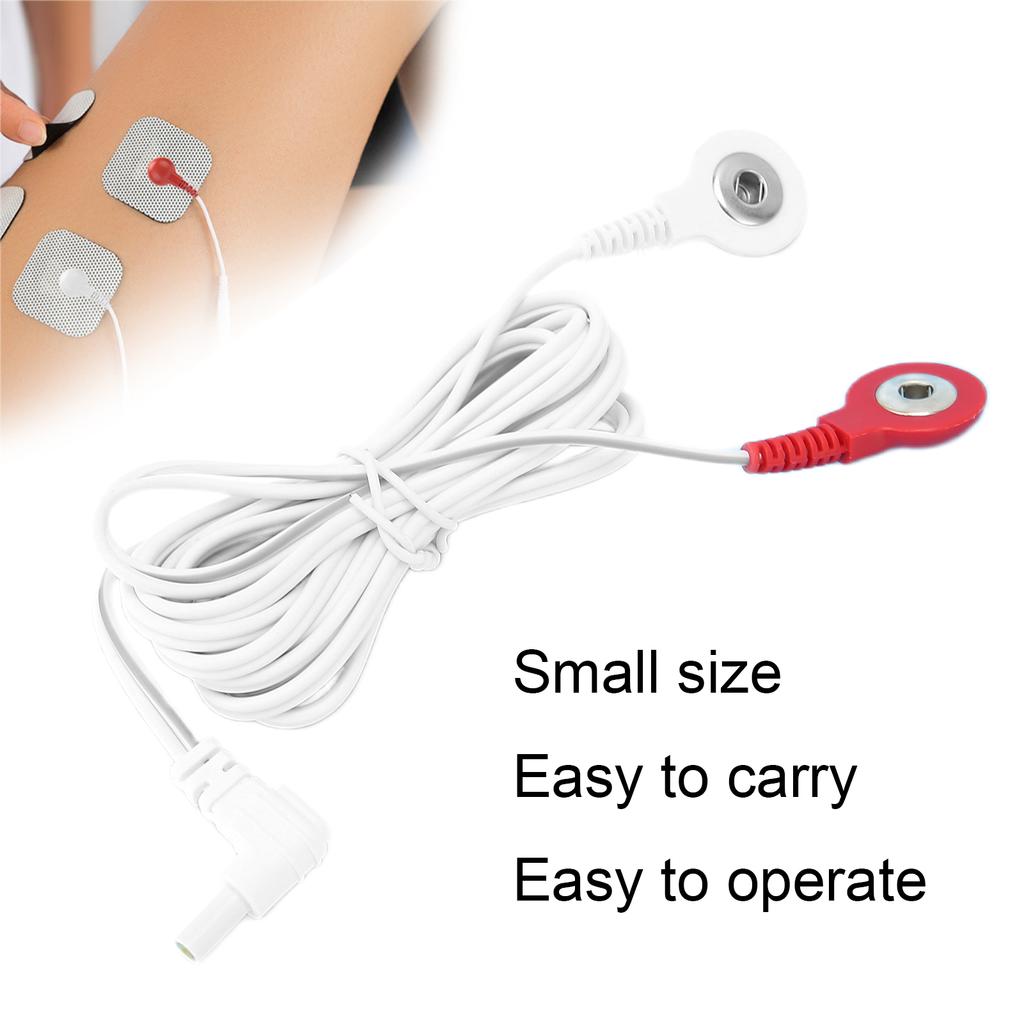 0,09 дюйма Электродные провода 59 дюймов 2?В?1 Красный Белый Кабель Электрода Кнопочного Типа