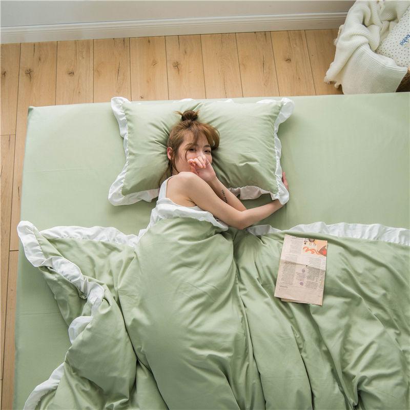 Твердые кружевные одна пара наволочек, студенческое общежитие, спальня, дышащая подушка, чехол для полотенец, наволочки