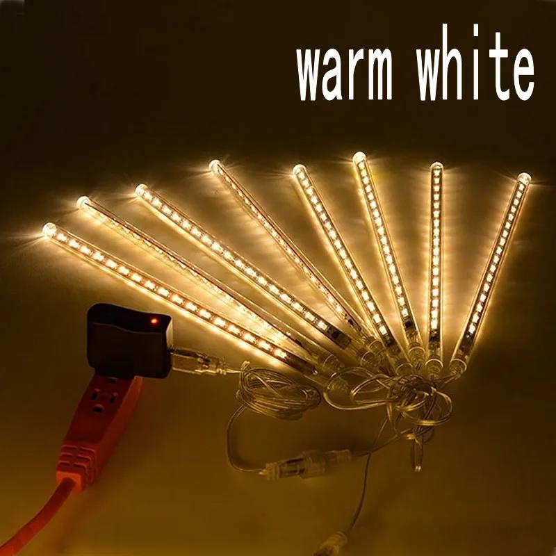 Светодиодный метеоритный дождь, дождевые огни, водонепроницаемые падающие капли дождя, сказочный гирляндный светильник для рождественского праздника, вечеринки, декор для патио