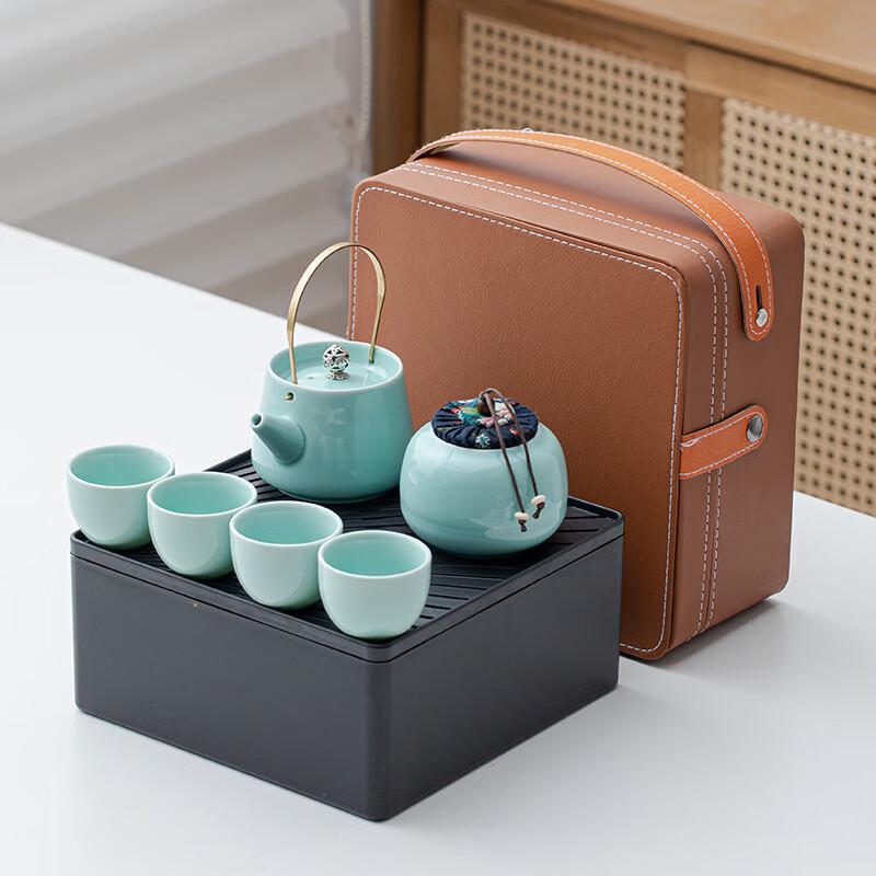 Portable Ceramic Travel Tea Set