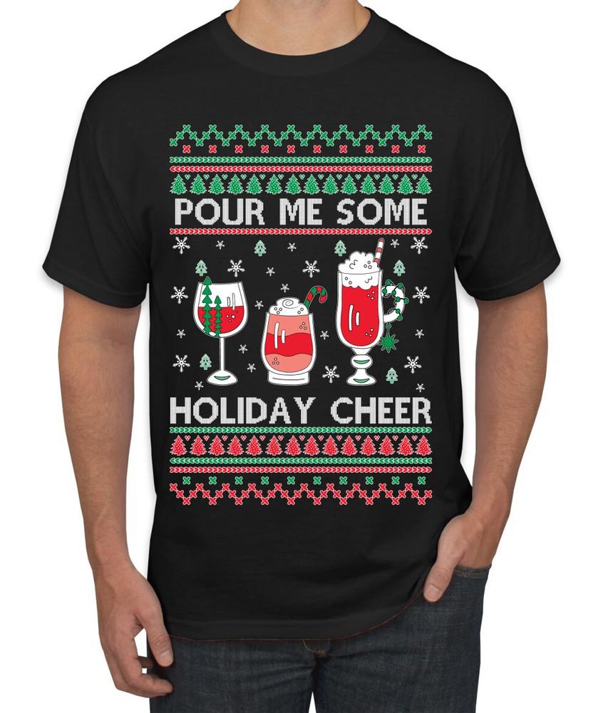 Pour Me Some Holiday Cheer Men TShirt Unisex T-Shirt
