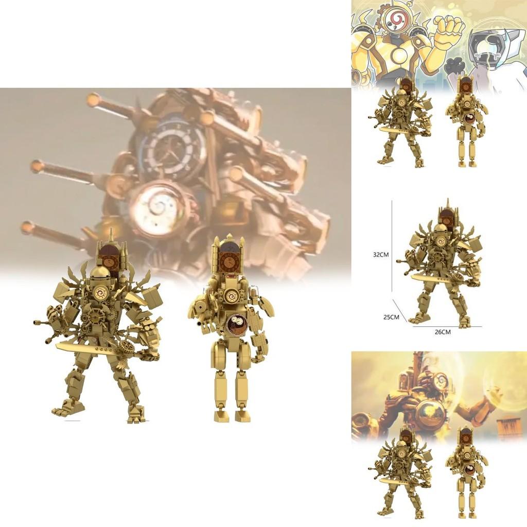 Skibidi Toilet Block Set With Abs Plastic Construction For Creative Building Enthusiasts