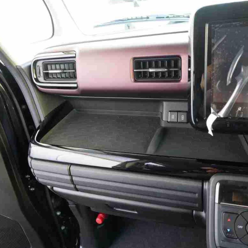 Ящик для хранения перчаток второго пилота автомобиля, органайзер для приборной панели TPE, лоток для хранения вещей для Suzuki Spacia 2023, аксессуары для интерьера