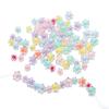 20 шт./лот Прозрачные пятиконечные звезды Акриловые подвески-разделители Свободные бусины для изготовления ювелирных изделий DIY Браслеты Аксессуары