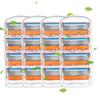 Pack of 16 Gillette Compatible Manual Razor Replacement Blades Fusion/ProGlide Blades, 5-Blade Cartridges,