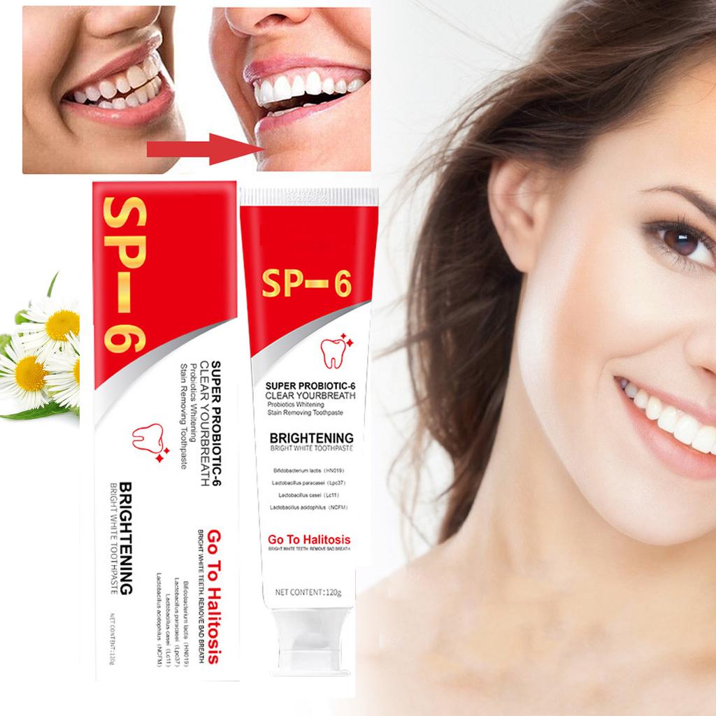 Зубная паста White Teeth Probiotic Whitening Toothpaste Зубная паста отбеливающая зубная паста без фторида Зубная паста против зубного камня